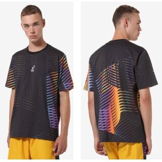 Australian Tennis Tshirt Jersey Chaos (Baumwolle) 2023 schwarz/bunt Herren