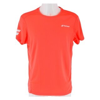 Babolat Tennis-Tshirt Core Flag #18 fluorot Herren