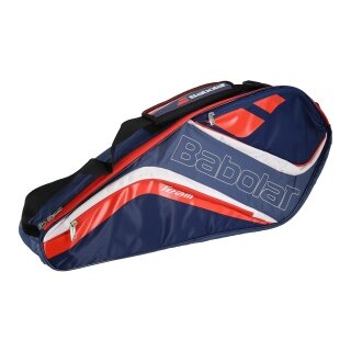 Babolat Badminton-Racketbag Team (Schlägertasche, 1 Hauptfach) marineblau/rot 4er