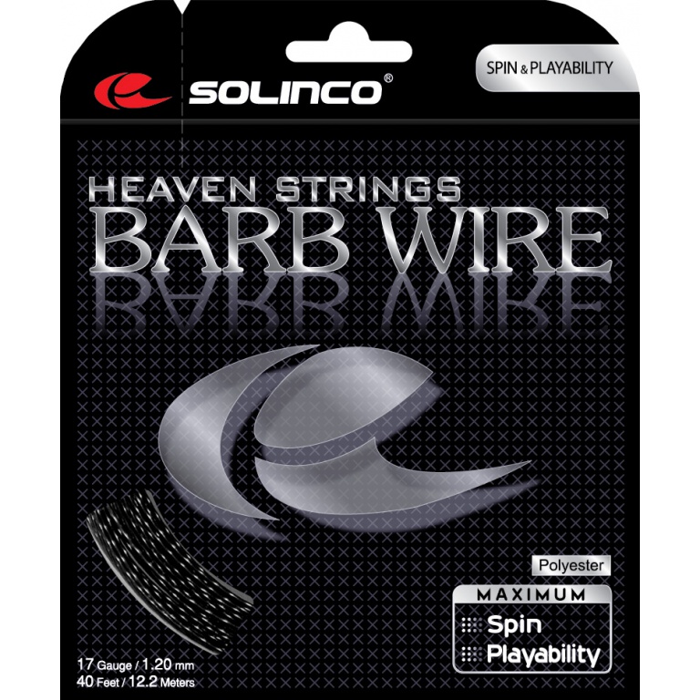 Besaitung mit Solinco Barb Wire (Spin+Haltbarkeit)