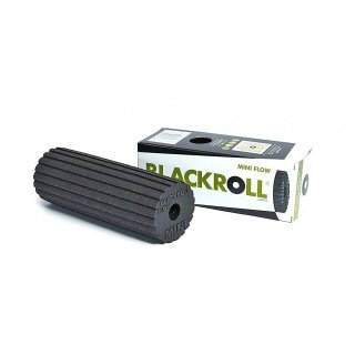 Blackroll Faszienrolle MINI FLOW (für Arme, Beine & Füße) schwarz - 1 Srück
