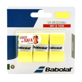 Babolat Overgrip VS Grip (trocken, glatt) 0.4mm gelb 3er
