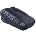 Babolat Tennis-Racketbag Court L (Schlägertasche, 2 Hauptfächer) 2025 schwarz 9er