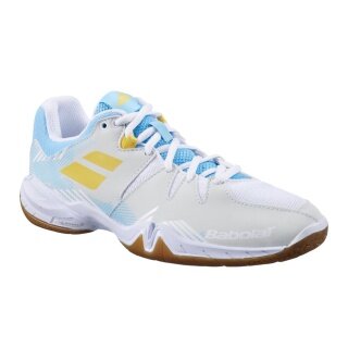 Babolat Badmintonschuhe Shadow Spirit weiss/hellblau Damen