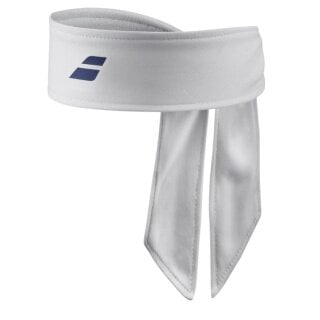 Babolat Stirnband Tie Headband weiss - 1 Stück