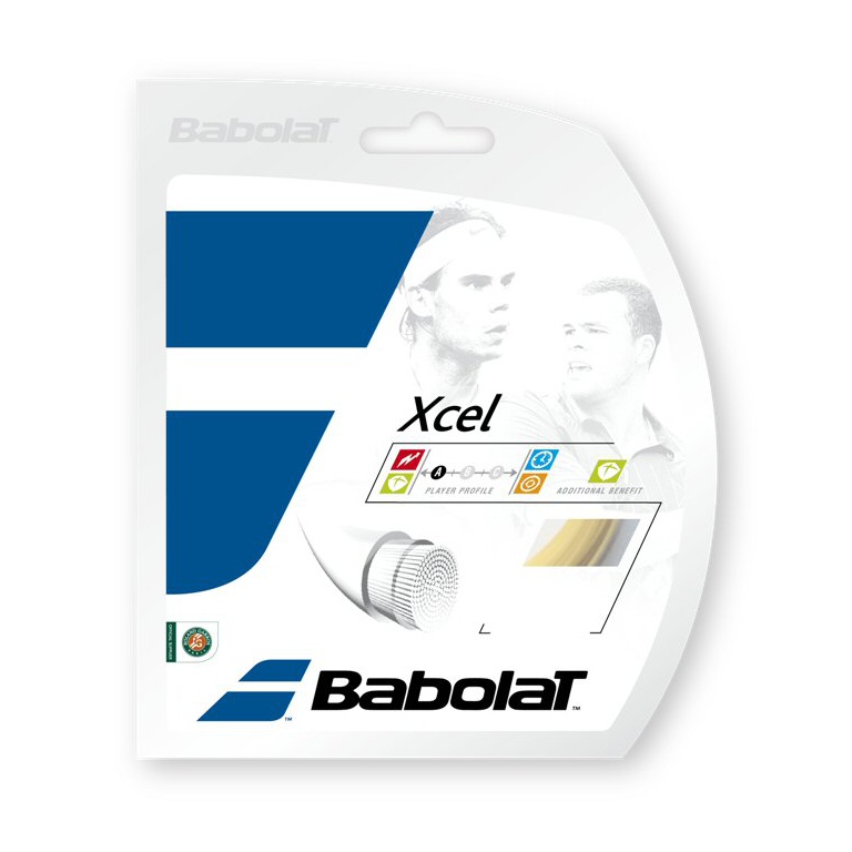 Besaitung mit Tennissaite Babolat XCel natur