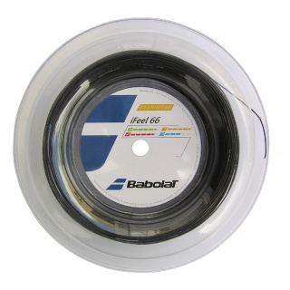 Babolat Badmintonsaite iFeel 66 (Power+Touch) schwarz 200m Rolle
