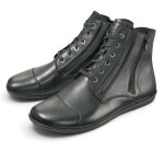 Bär Stiefelette Jason (Barfschuhe, Rindnappaleder) schwarz Herren