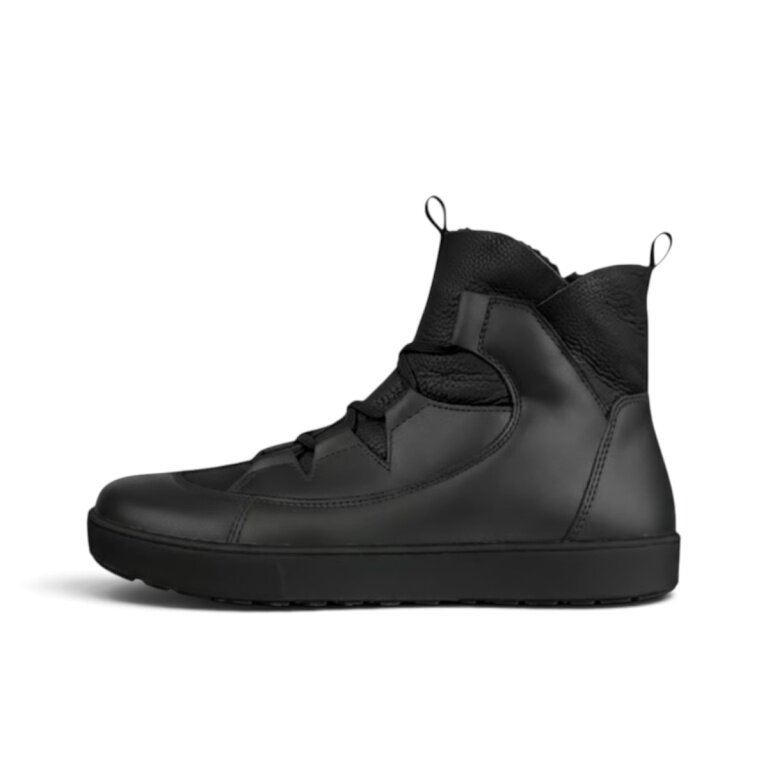 Bär Stiefelette Paulina (Barfschuhe, Kalbnappaleder) schwarz Damen