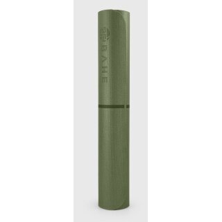 Bahe Fitness-/Yogamatte Essential Mat Alignment 4mm olivegrün 173x61cm