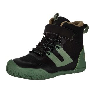 Ballop Barfussschuhe Sneaker Kuluba Waterproof (flexible Sohle, wasserabweisend) schwarz/grün Kinder