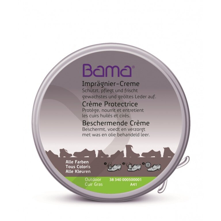 Bama Schuhpflege Imprägnier Creme (Schutz vor Feuchtigkeit) - neutral 100ml Dose