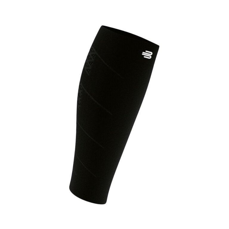 Bauerfeind Waden Kompressionsstulpen Run Compression Sleeves schwarz Herren - 2 Stück