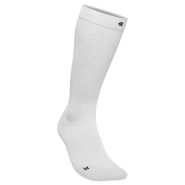 Bauerfeind Kompressionssocke Run Ultralight Compression (atmungsaktiv) weiss Herren - 1 Paar