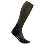 Bauerfeind Kompressionssocke Outdoor Merino Compression (gezielter Kompression) grün Herren - 1 Paar