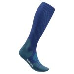 Bauerfeind Kompressionssocke Outdoor Merino Compression (gezielter Kompression) blau Herren - 1 Paar