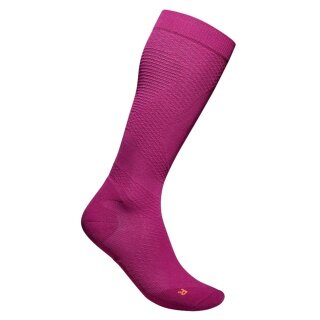 Bauerfeind Kompressionssocke Run Ultralight Compression (atmungsaktiv) pink Damen - 1 Paar