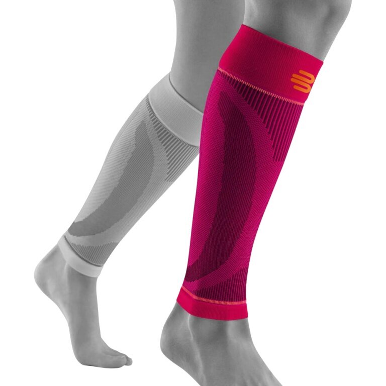 Bauerfeind Sports Waden Kompressionsstulpen Compression Lower Leg Sleeves short pink - 2 Stück