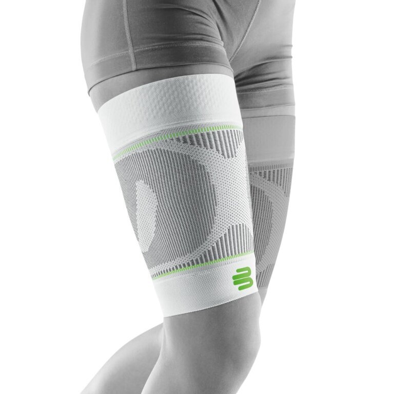 Bauerfeind Sports Oberschenkelbandage Compression Sleeves Upper Leg Long - weiss - 2 Stück