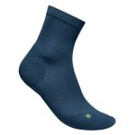 Bauerfeind Sportsocke Run Ultralight Mid Cut (Kompressionssocke) navyblau Herren - 1 Paar