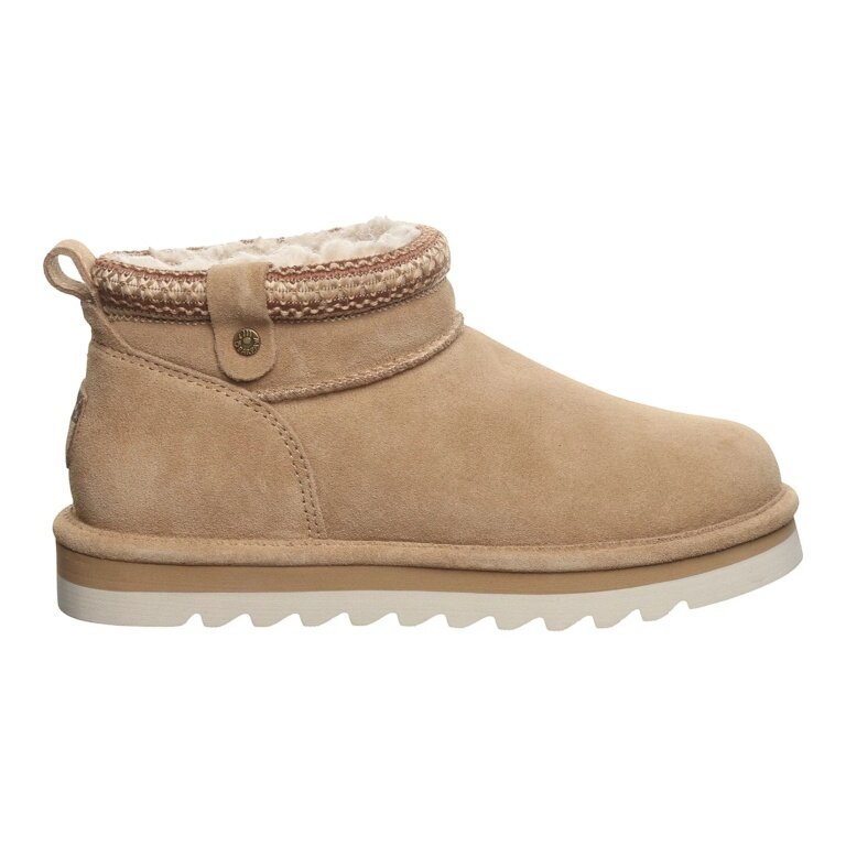 Bearpaw Winterstiefel Langly (Veloursleder, warm) hellbraun Damen