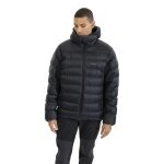 Bergans Winter-Daunenjacke Vaagaa Allround Down Hood (windabweisend, Primaloft® Black-Isolierung, sehr warm) schwarz Herren