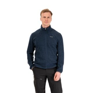 Bergans Fleecejacke Rabot Merino Midlayer (Merinomix) navyblau Herren