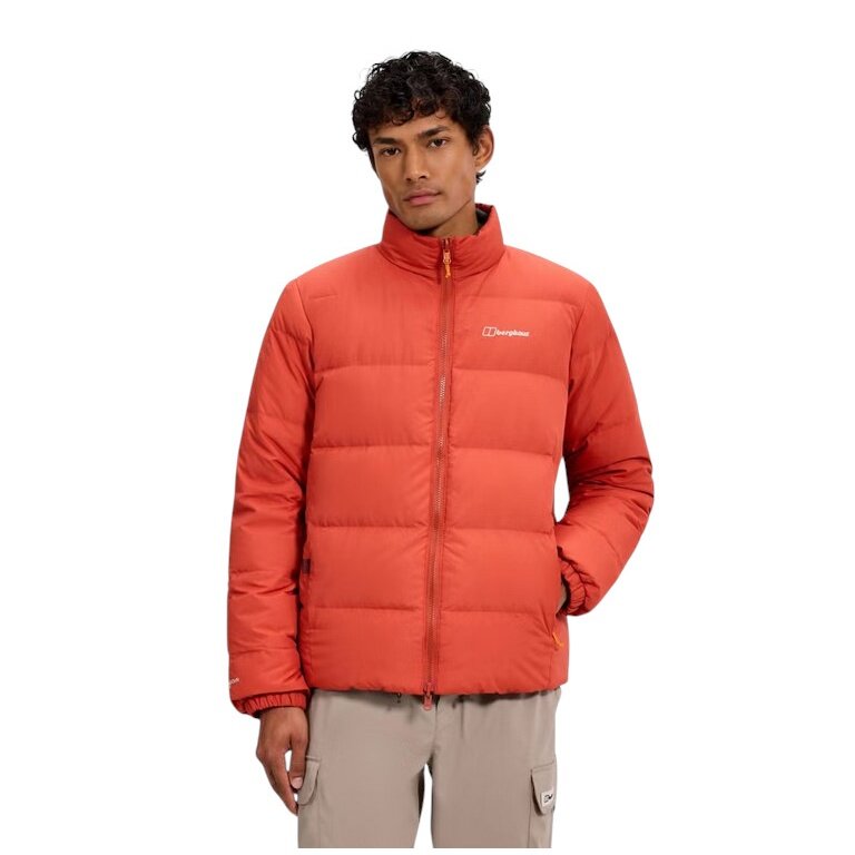 Berghaus Daunen-Wendejacke Fulstow Down (Winterjacke, wärmend dank Daunenfüllung) orange/creamweiss Herren