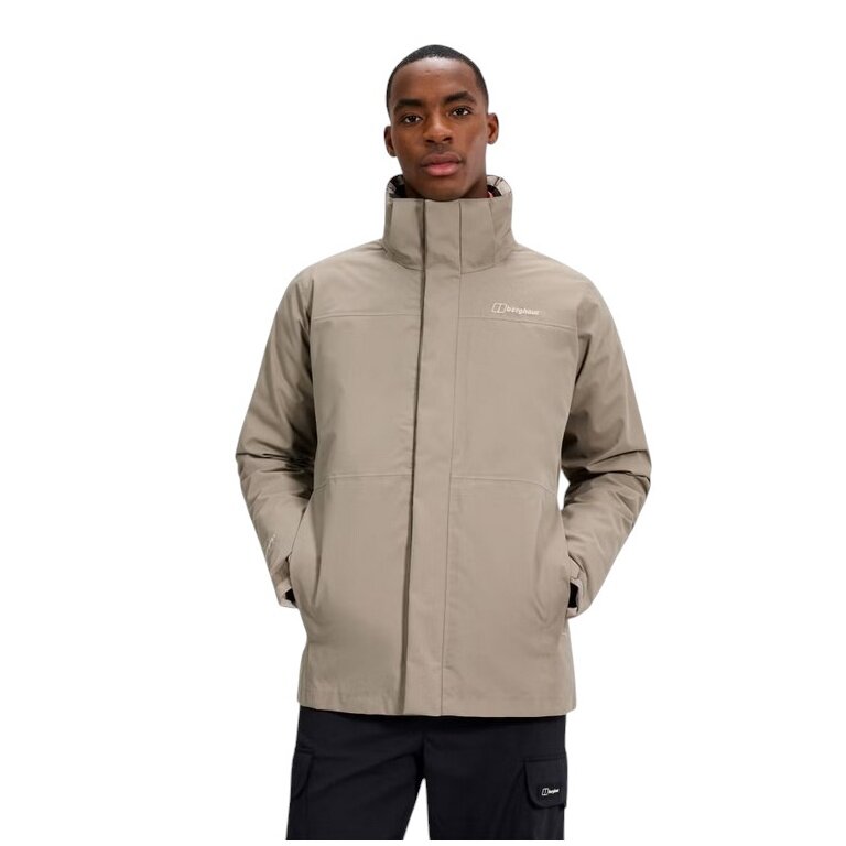 Berghaus Winterjacke Hillwalker 2.0 HL 3in1 Gemini GTX (wasserdicht) beige/orange Herren