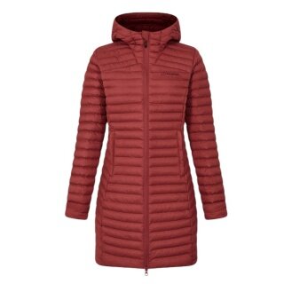 Berghaus Winterjacke Nula Micro Long (warm, wasserabweisend, PFC-frei) rot Damen