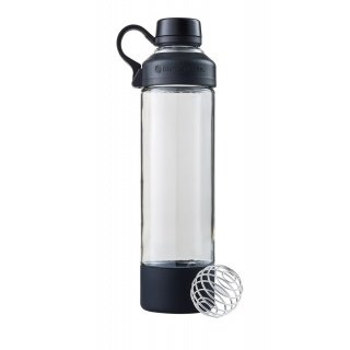 BlenderBottle Trinkflasche Mantra Glass 600ml schwarz