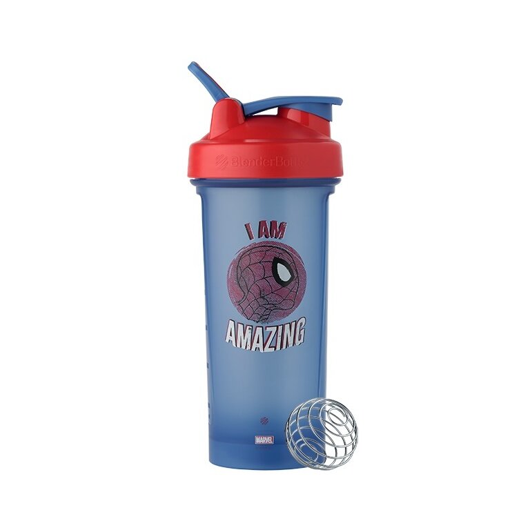 BlenderBottle Trinkflasche Classic Loop Pro Marvel Spider Man 820ml blau