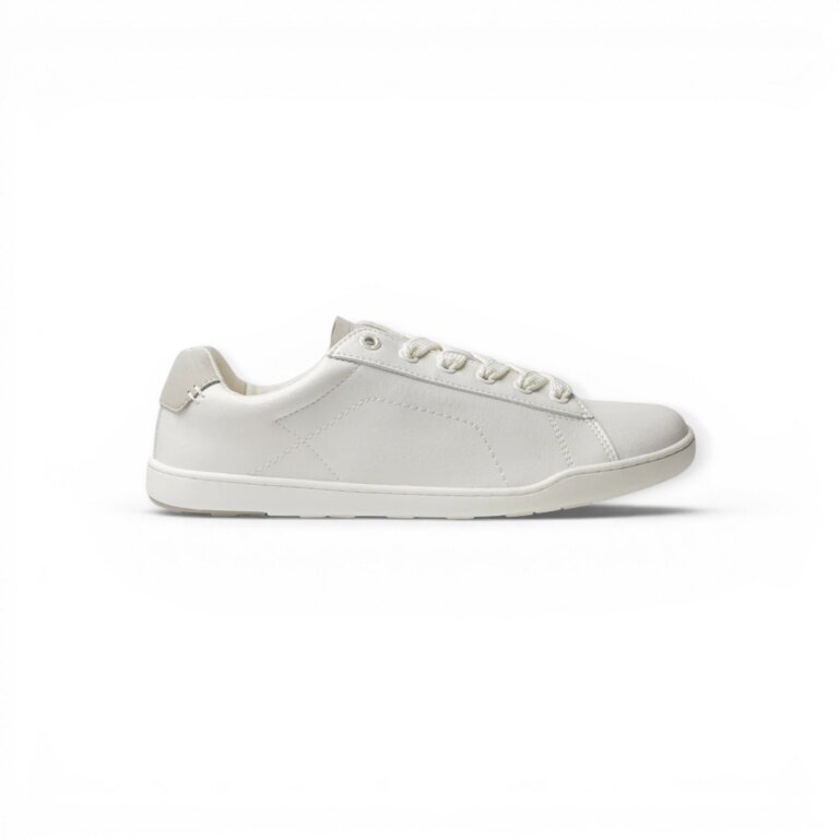 Blusun Barfussschuhe Sneaker BLSN-101W (Glattleder/Veloursleder) weiss Damen