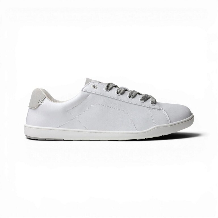 Blusun Barfussschuhe Sneaker BLSN-101M (Glattleder/Veloursleder) weiss Herren