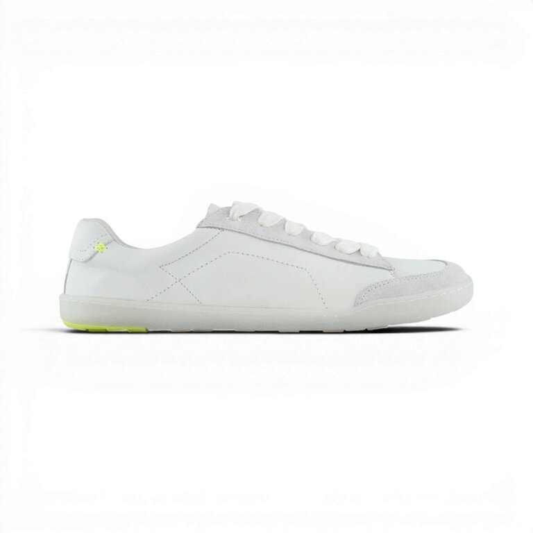 Blusun Barfussschuhe Sneaker BLSN-500M (Glattleder/Veloursleder, flexible Sohle) weiss Herren