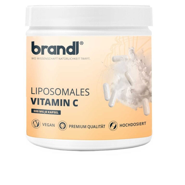 Brandl Liposomales Vitamin C (500mg Vitamin C pro Kapsel) 120 Kapseln