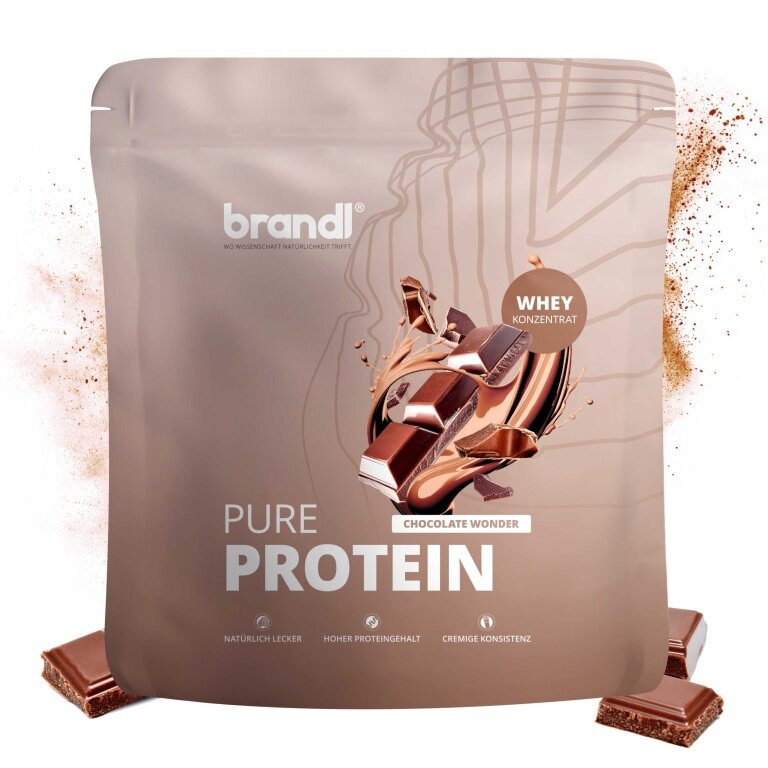 Brandl Proteinpulver Pure Protein Schokolade 1000g Zip-Beutel