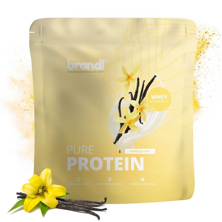 Brandl Proteinpulver Pure Protein Vanille 1000g Zip-Beutel