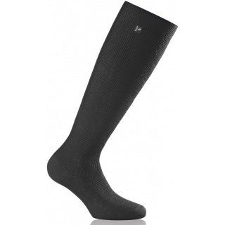 Rohner Businesssocke Knee SupeR Wool Long schwarz Herren - 1 Paar