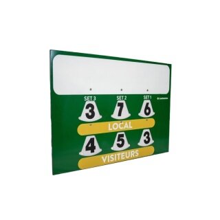 Carrington Tennis-Punktetafel Scoreboard (mit Werbefläsche) grün