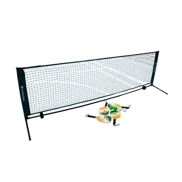 Carrington Pickleball-Set (4x Schläger, 4x Bälle, 1x Netz, 1x Tragebeutel)