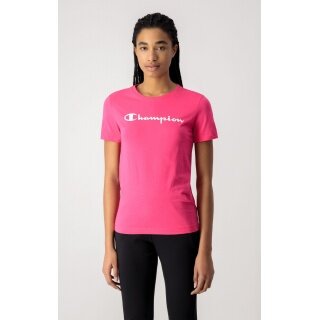 Champion Shirt (Baumwolle) Big Logo-Print pink Damen