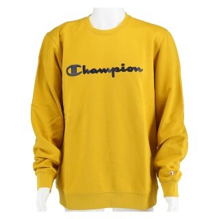 Champion Pullover Crewneck Big Logo gelb Herren