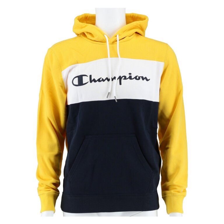 Champion Kapuzenpullover (Baumwoll-Hoodie) American Classic gelb/schwarz  Herren online bestellen