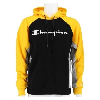 Champion Kapuzenpullover (Hoodie) American Classics schwarz/gelb Herren