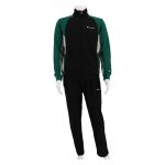 Champion Trainingsanzug Schriftzug ( Jacke & Hose ) dunkelgrün/schwarz Herren