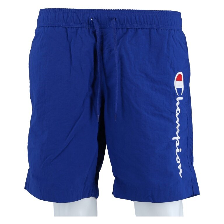 Champion Freizeithose (mit Innennetz) Short mit Logo-Schriftzug royalblau Herren