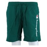 Champion Freizeithose (mit Innennetz) Short mit Logo-Schriftzug grün Herren