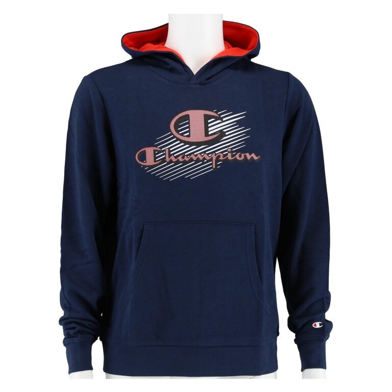 Champion Kapuzenpullover (Hoodie) Graphic Shop Logo navyblau Kinder