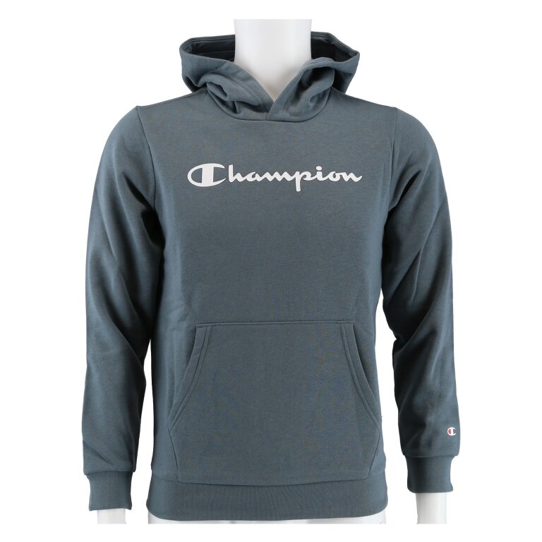Champion Kapuzenpullover Hoodie Big Logo Print (gefüttert) grau/weiss Jungen  online bestellen